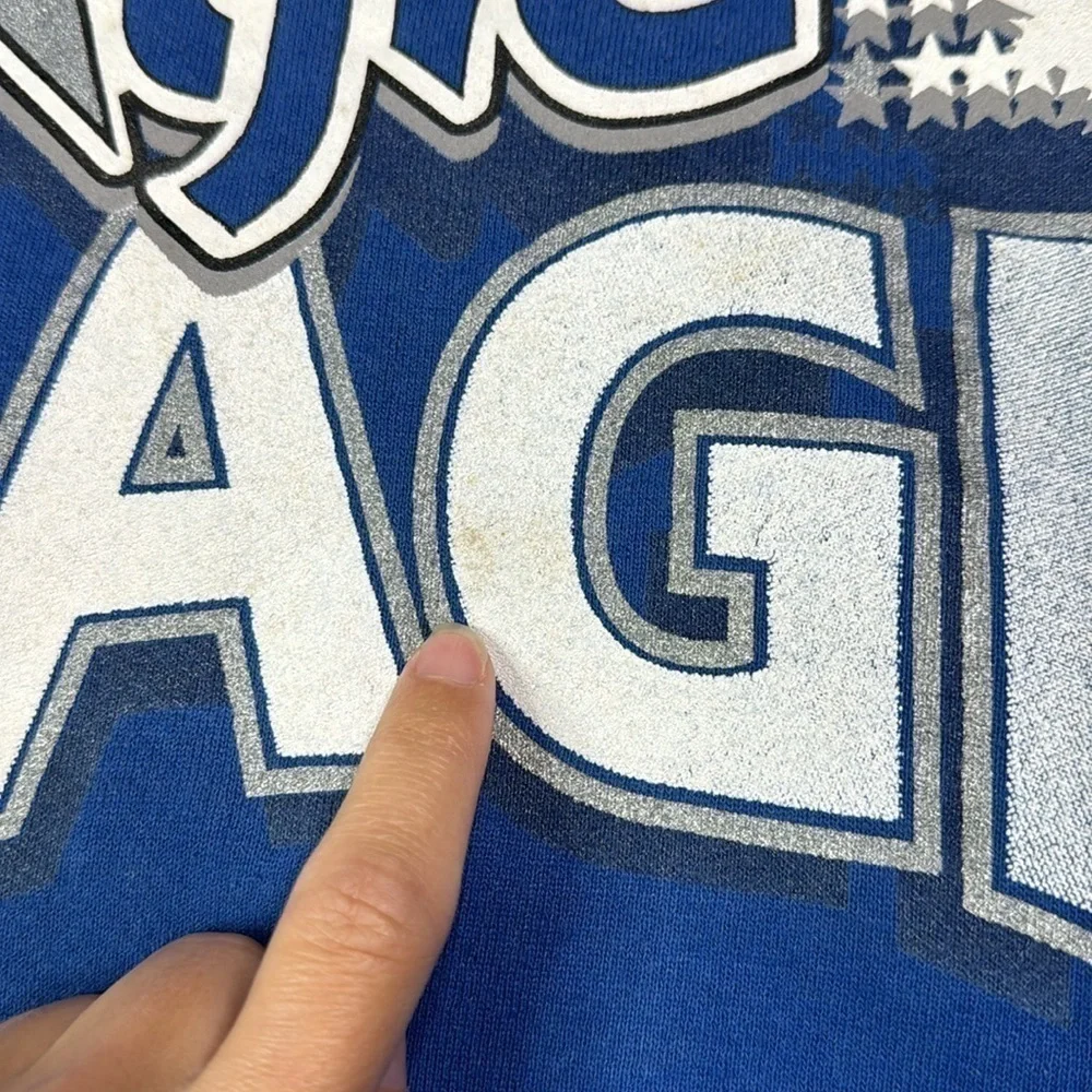 Vintage The Game NBA Orlando Magic Blue Crewneck Sweatshirt 90s XXL